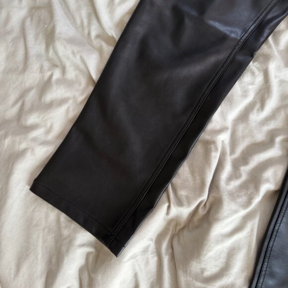 Vegan Leather 90s Straight Pant - Picture 5 of 8
